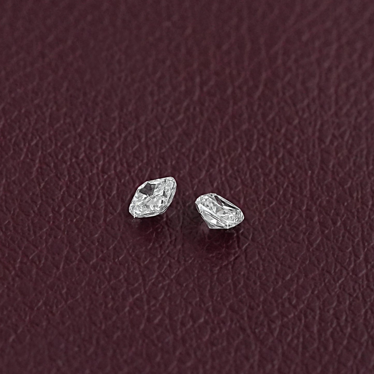 Cushion Cut Lab Diamond Pair