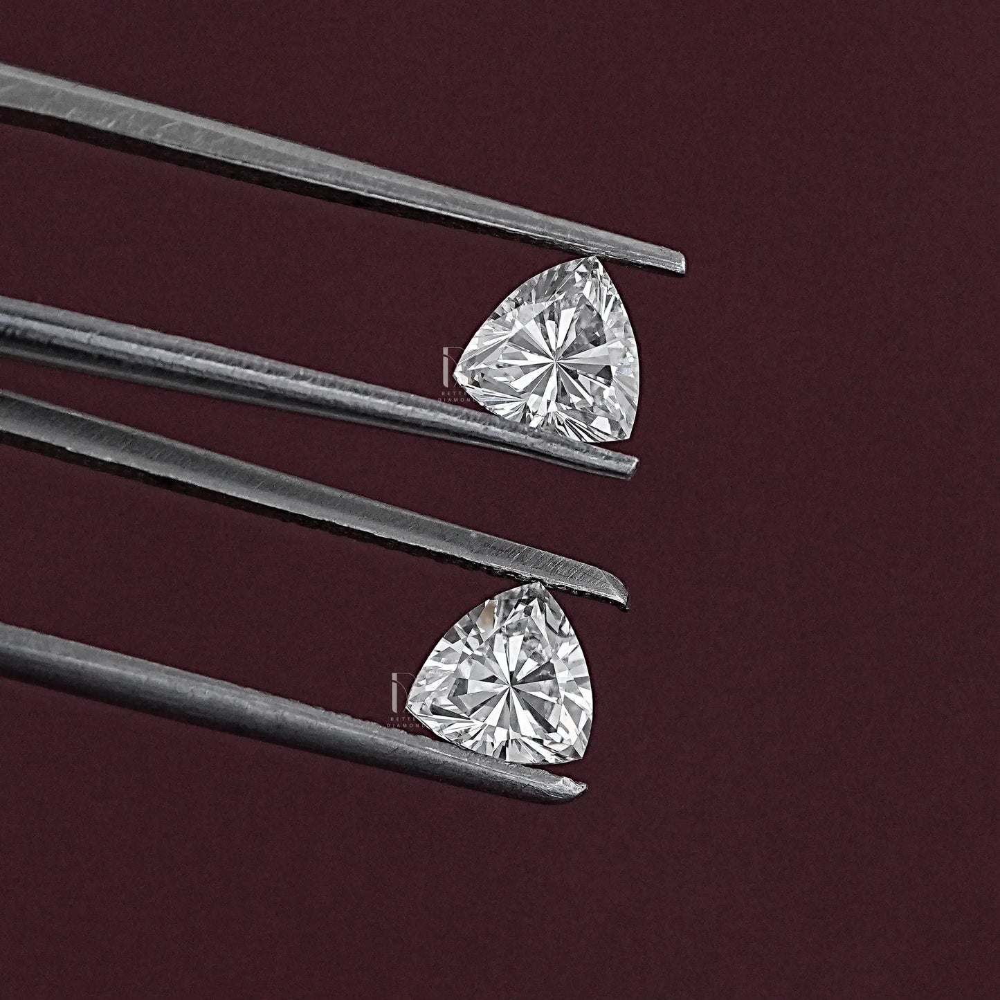 Trillion Cut Lab Diamond Pair
