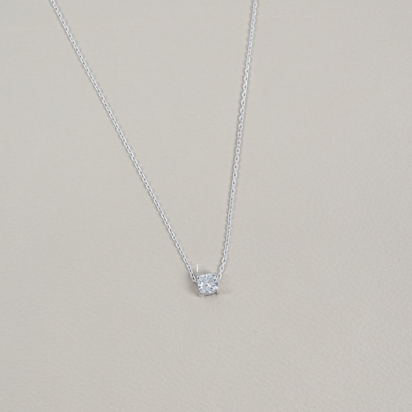 Cushion Cut Lab Grown Diamond Pendant