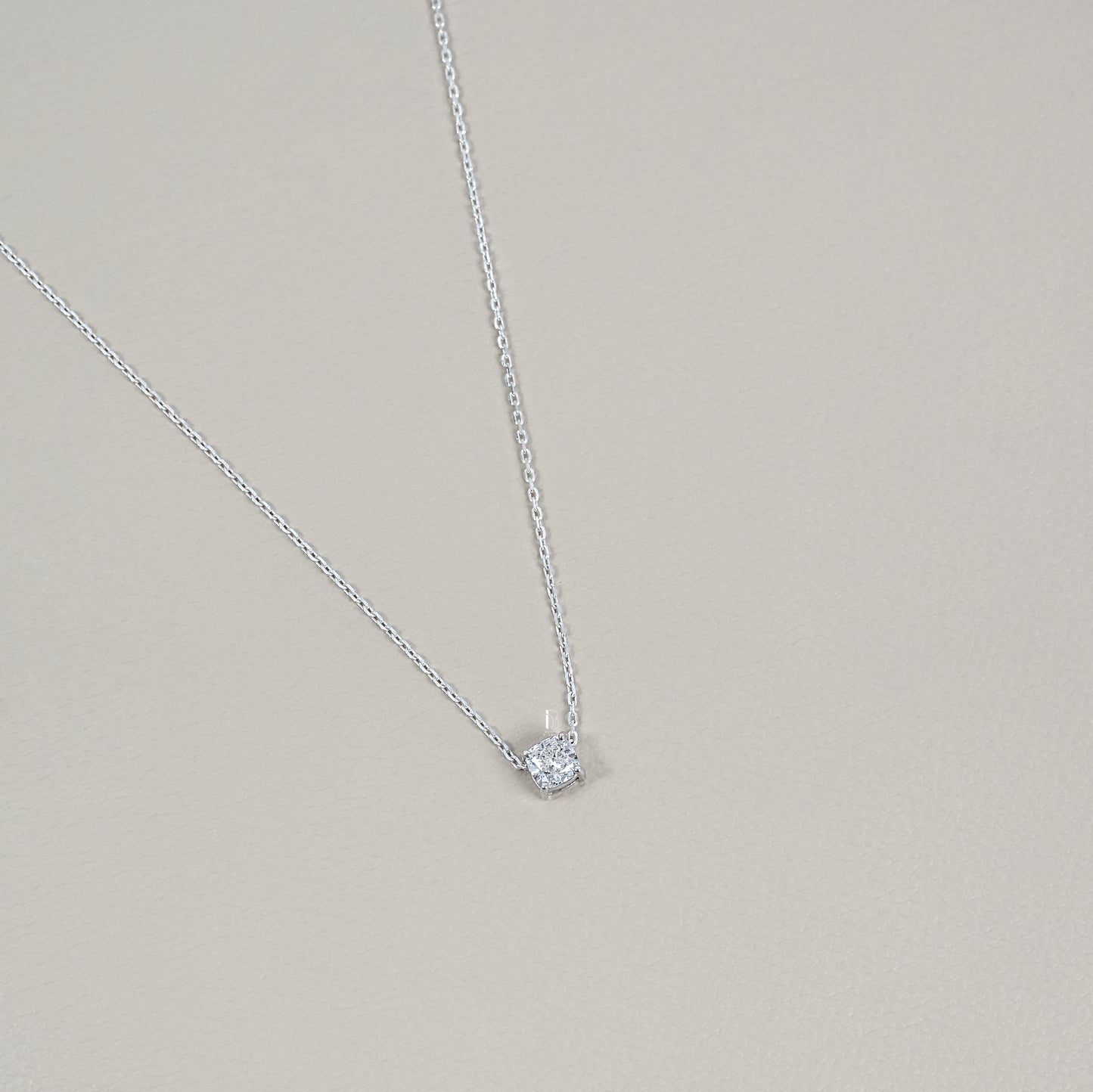 Cushion Cut Lab Grown Diamond Pendant