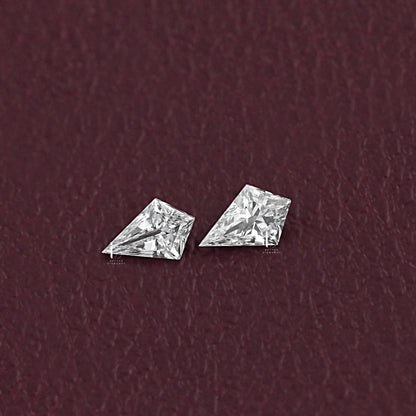 Kite Shape Lab Diamond  Matching Pair