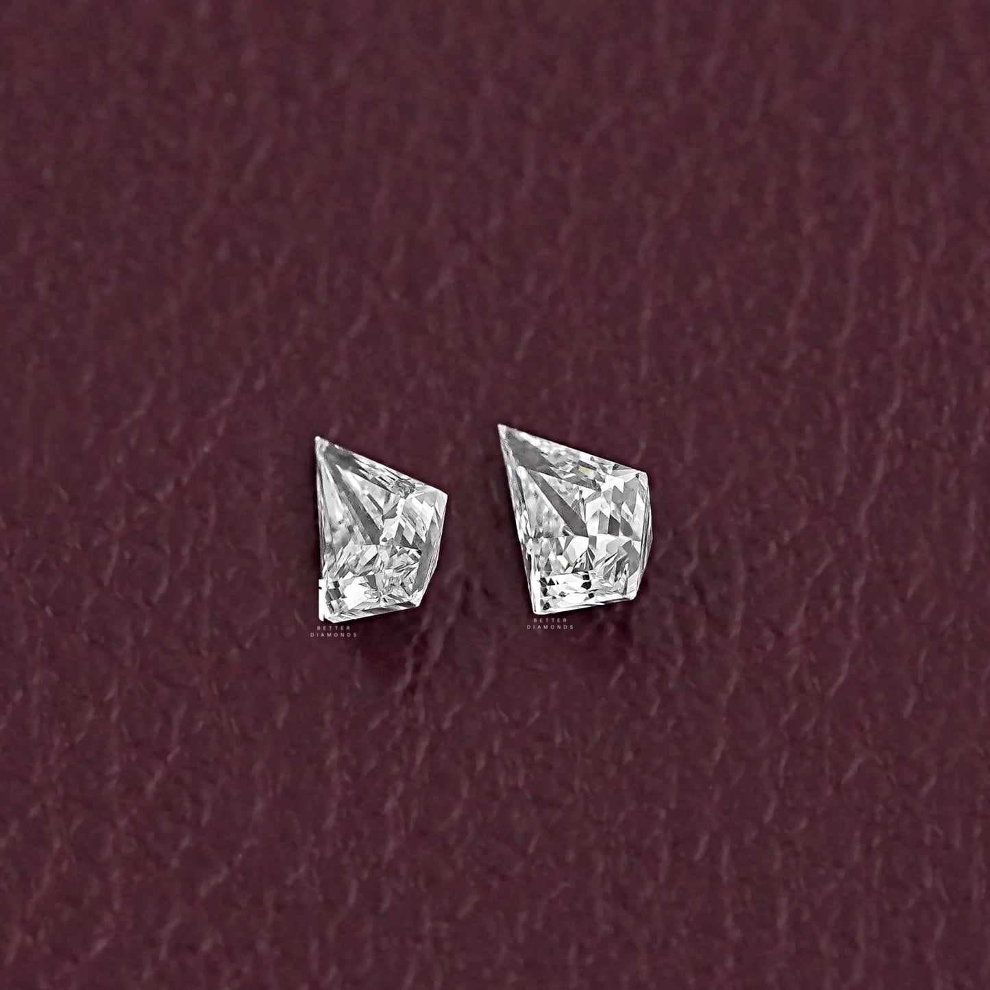 Kite Shape Lab Diamond  Matching Pair