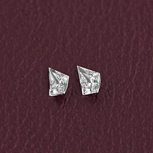 Kite Shape Lab Diamond  Matching Pair