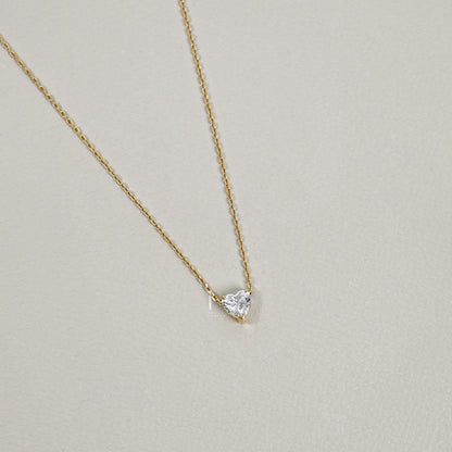 Heart Cut Lab Grown Diamond Pendant