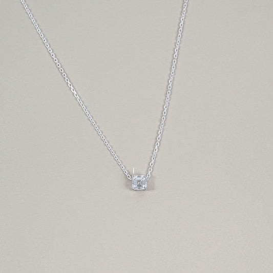 Princess Cut Lab Grown Diamond Pendant