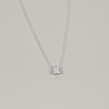 Asscher Cut Lab Grown Diamond Pendant